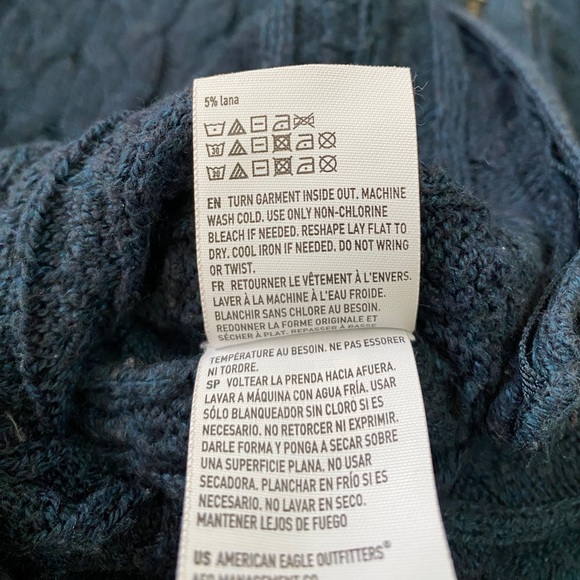 American Eagle Sweater, Navy Blue, XS - Picture 10 of 10